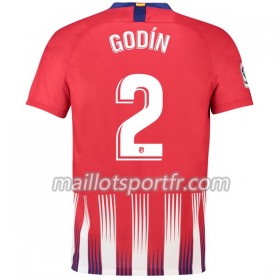Maillot de Foot Atlético Madrid Godin 2 Domicile 2018/19